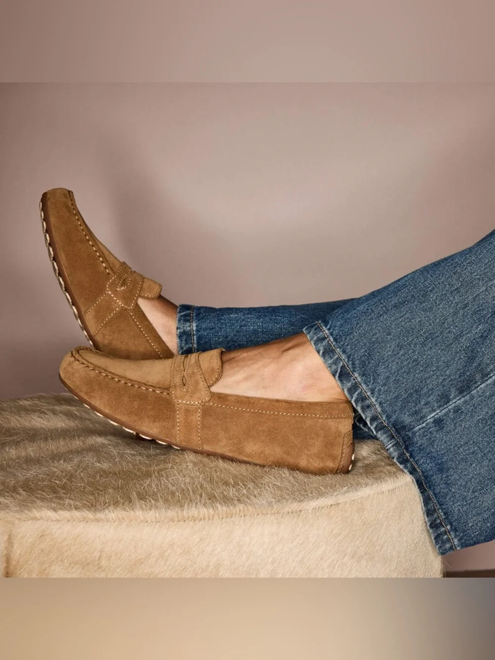 Ariat Selene Driving Moc – Caramel Suede – Women’s Size 9.5B (Medium)